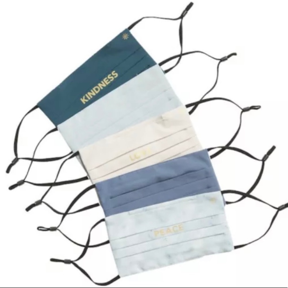 NWT Athleta Everyday Reusable Cloth Face Mask Pack Of 5